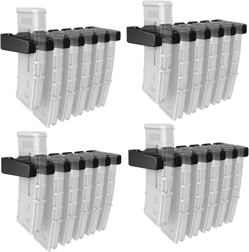 DINGDOON ABS Magazine Holder, Ar Magazine Holder for Gun Safe, Mag Storage Rack for Pmag, Glock, Amend 2, Hexmags, Mftmags, Magpulmag - Image 1